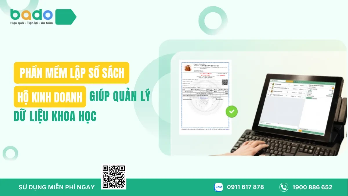 Phần Mềm Lập Sổ Sách Hộ Kinh Doanh Giúp Quản Lý Dữ Liệu Khoa Học
